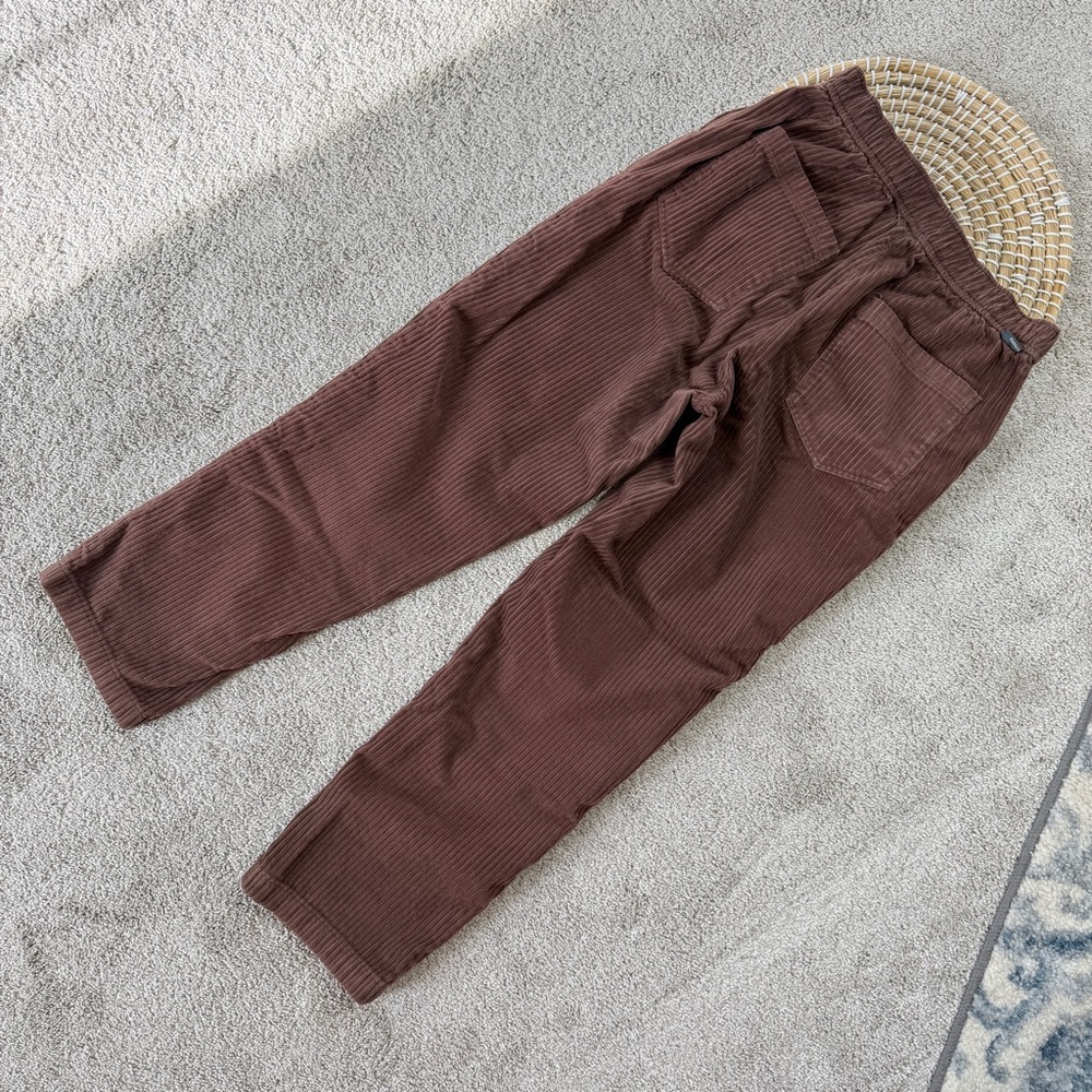 Toad&Co Chocolate Corduroy Straight Leg Pants - Picture 6 of 15